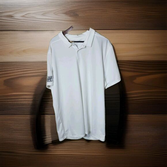 Nike Dri Fit White Polo Shirt Central Valley Engineering Asphalt Inc Embroidered - Picture 1 of 8